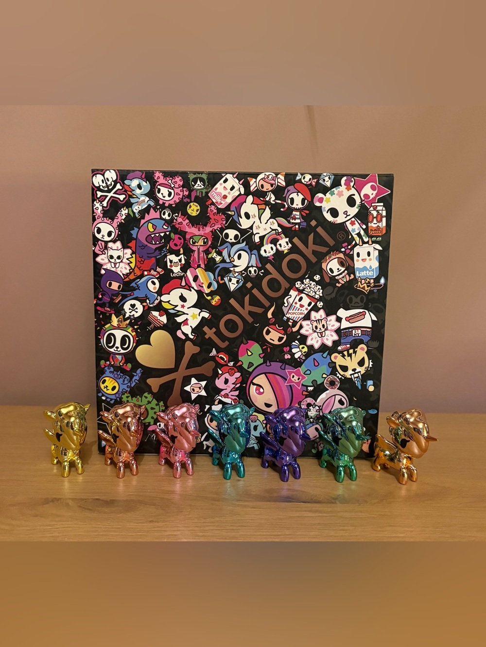 2 tokidoki Liquid Chrome & Shimmer Glitter Lite Unicorno *Full Set incl Chaser*